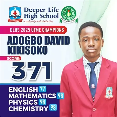 David Kikisoko, UTME 2025 top scorer