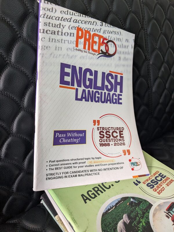 Prep50 English Language past questions, SSCE 1988 – 2026