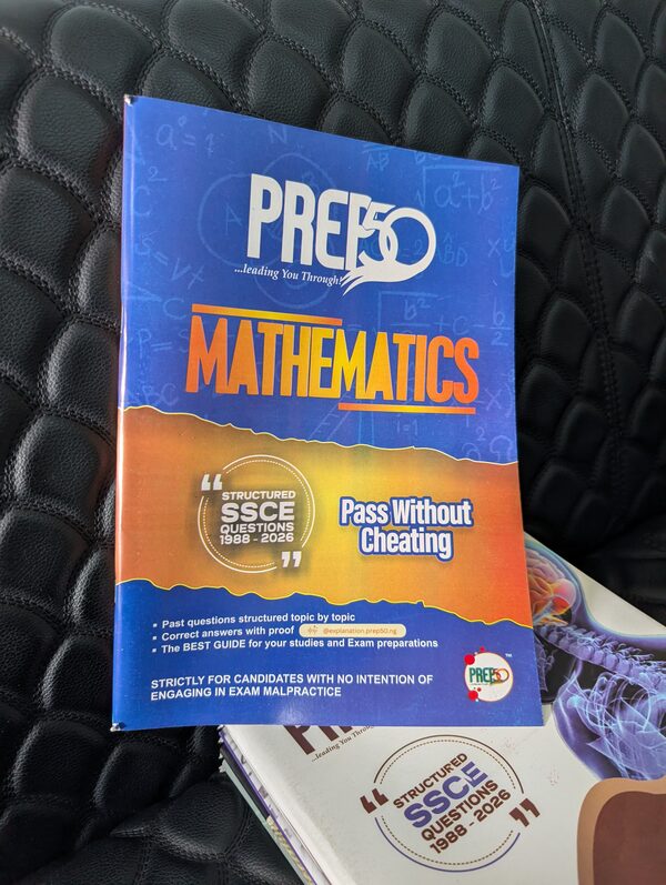 Prep50 Mathematics past questions, SSCE 1988 – 2026